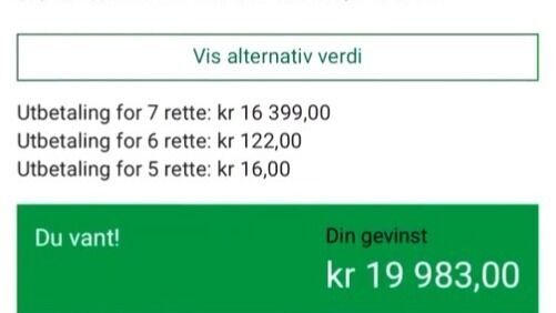 Feil ga 20.000 ekstra