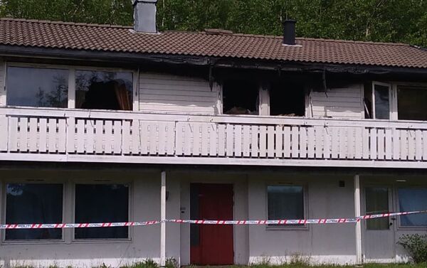 Halle rammet av brann