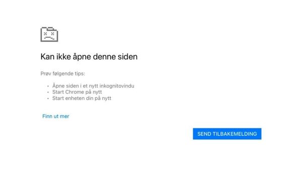 Sliter med datakrøll