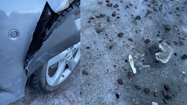 Fikk bilen ødelagt på Bjerke