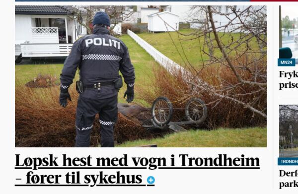 Ulykke, lever ut drømmen og bestemor