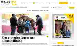 Gir opp travblad