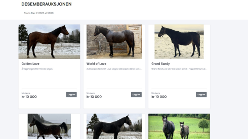 Har du løpshest å selge?