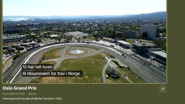 NRKs Oslo Grand Prix sending i PFU