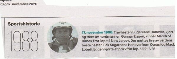 Da Eggen vant tidenes travløp