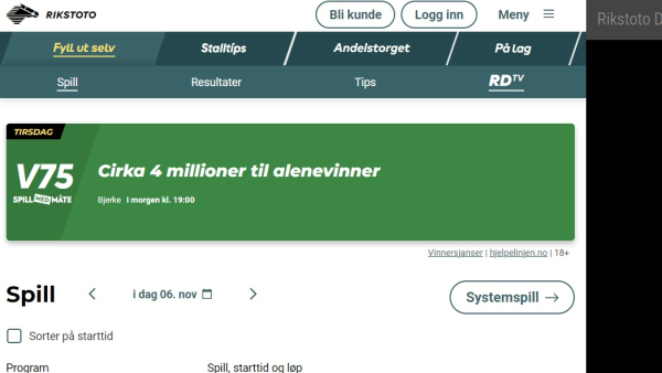 Datafeil hele helgen