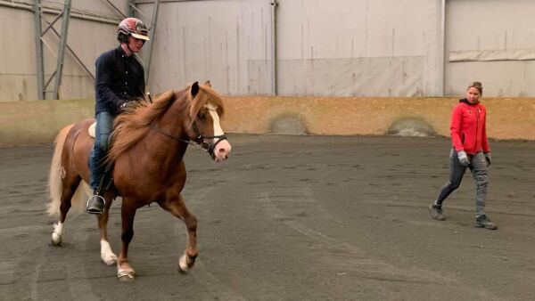 Varmet opp til NM med ridetur