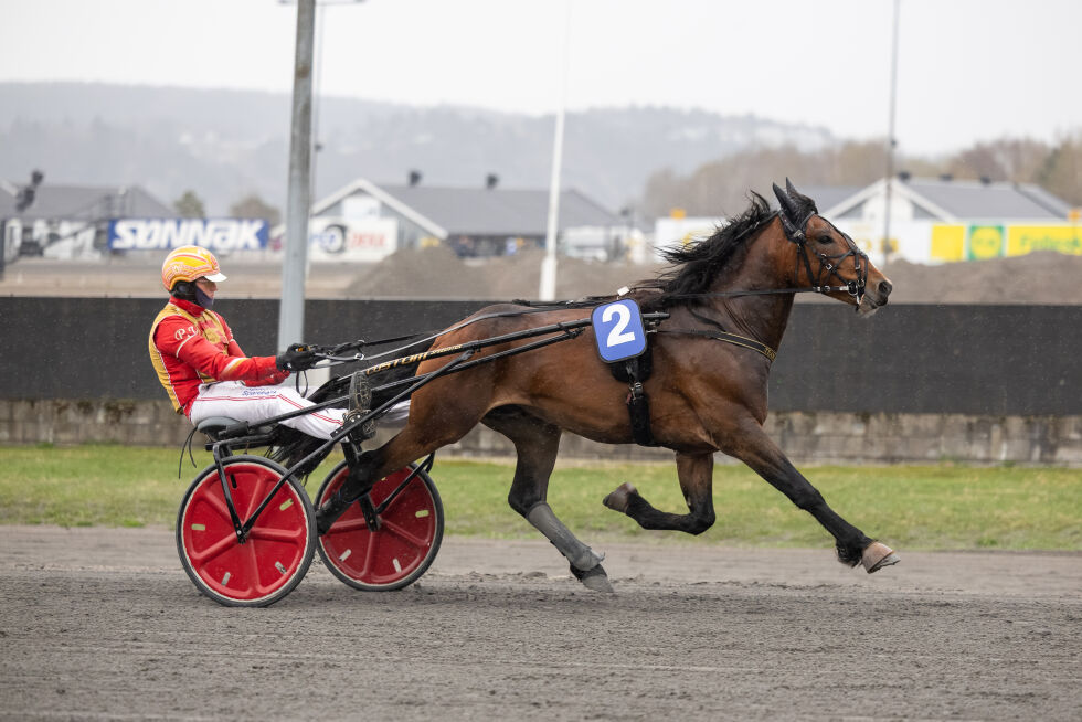 Hauan Jerven i herlig stil!
 Foto: hesteguiden.com