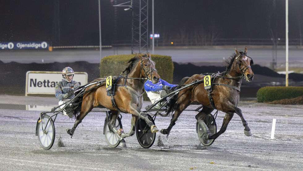 Bedas Magic (t.v) kniper seieren foran Trixton Jr.
 Foto: hesteguiden.com
