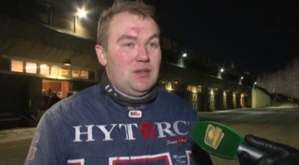 Fikk en smell da han hoppet
