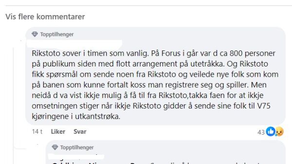 Hang ut Rikstoto - tok grundig feil